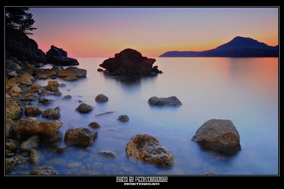 Montenegro in the evening